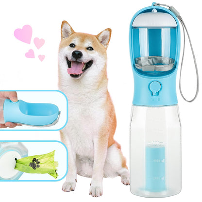 PawSip™ 3-in-1 Portable Dog Water Bottle