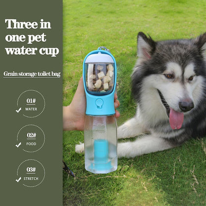 PawSip™ 3-in-1 Portable Dog Water Bottle